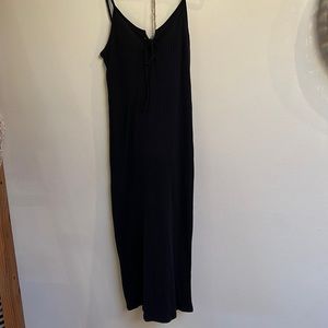 Top Shop black ribbed tank dress